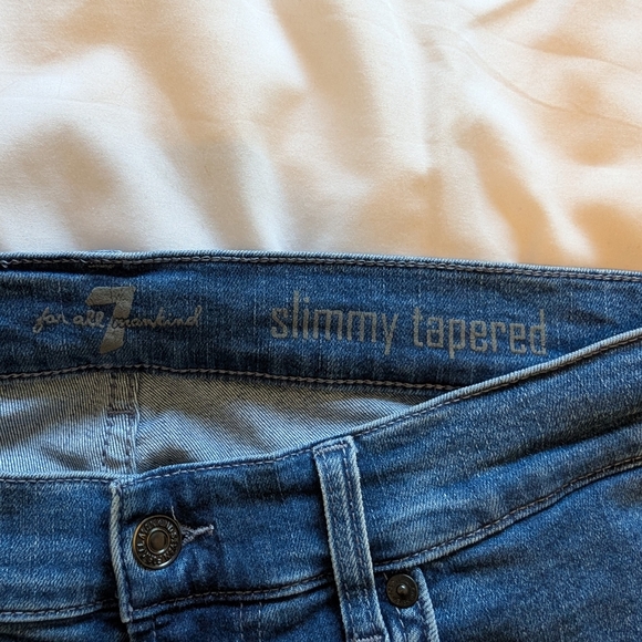 7 For All Mankind Slimmy Tapered Size 34 - Picture 2 of 9